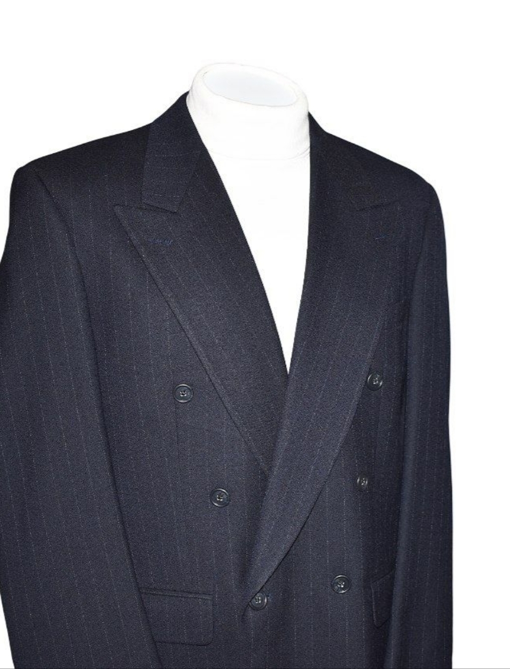 Rare Vtg Christian Dior Monsieur 100% Wool Double Breasted Blazer 42R USA